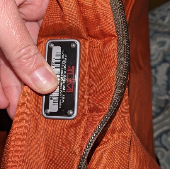 TUMI Brown Large Satchel Computer Comuter Bag - Picture 6 of 7